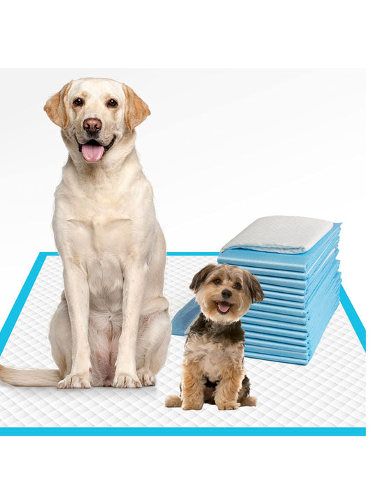 Pet Training Puppy Pee Pads 24"x24" 40 Count Puppy Dog Pee Pads Leakproof Disposable Urine Bed Pads for Doggy Potty Pads for Doggie Pet Piddle Pads Waterproof Puppy Pads for Dog Training
